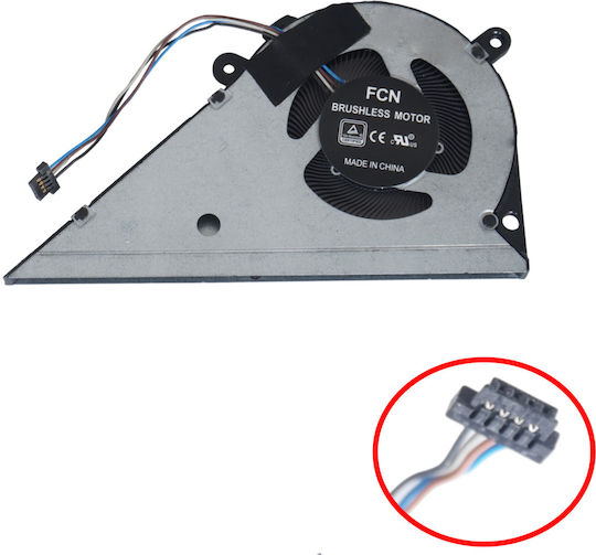 Ανεμιστηράκι Laptop Cpu Cooling Fan Hp Pavilion 14-dv 14-dv0000 14-dv0001tu 14-dv0002tu 14-dv0003tu 14-dv0004tu Dc5v 2.5w M16665-001 4pin Κωδ.81611