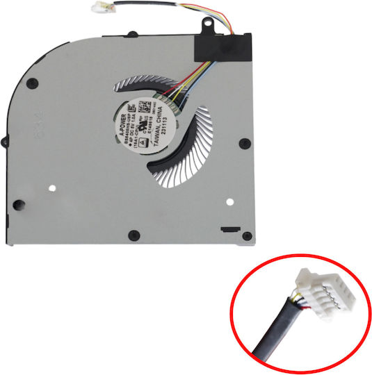 Лаптоп вентилатор Cpu Cooling Fan Msi Prestige 16 Ai Evo B1mg Ms-15a1 Ms-15a2 Ms15a1 Ms15a2 15a1-cpu E322501850a87 E32-2501850-a87 Bs5405hs-u6p 5pin Код 81585