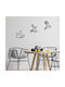 Decorative Black Wooden Silhouette 23.5cm 3 Pieces