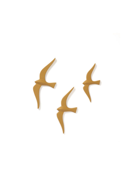 La Redoute Interieurs Metallic Wall Decor 12x29cm 3 Pieces