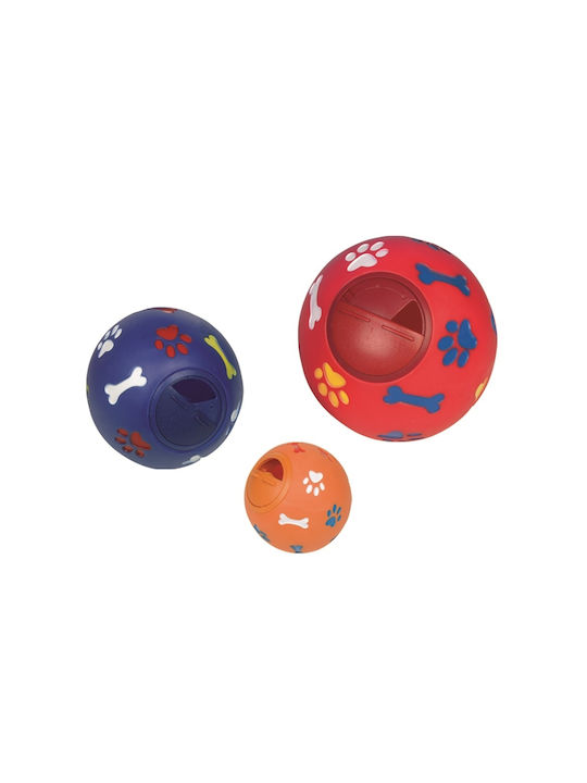 Nobby Snack Ballspielzeug Hund aus Gummi Mittel 3Stück Verschiedene Farben)