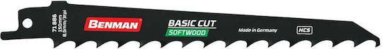 Benman Jig Saw Blade for Wood 300mm Basic Cut 71879