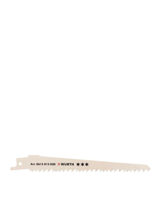 Wurth 0615815030 Λάμες για Ξύλο 150mm 3τμχ