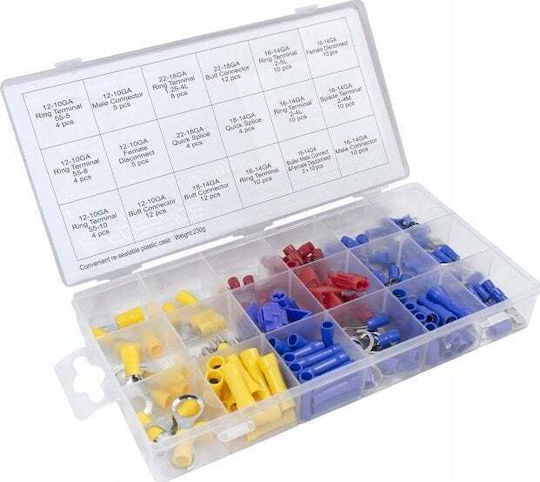 Insulated Bullet Terminal Yellow 100pcs 28005-160