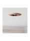 vidaXL Rectangle Metallic Recessed Spot Copper 9x9cm. 1pcs