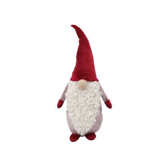 Dekorativer Weihnachtsmann Rot aus Stoff 19cm