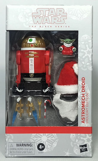 Star Wars: Black Series - Astromech Droid (holiday Edition) Φιγούρα Δράσης (15cm) Διακοσμητικός Άι Βασίλης Μαύρος 15εκ.