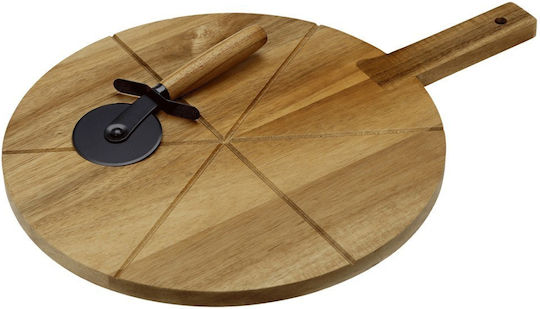 Cryspo Trio Πλατώ Σερβιρίσματος Πίτσας Ξύλινο 45x32εκ.