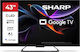 Sharp Smart Televizor 43" 4K UHD QLED 43HR7265E HDR (2025)