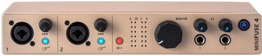 Arturia Minifuse 4 Εξωτερική Επαγγελματική Κάρτα Ήχου με Σύνδεση USB