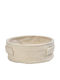 Dis Round Basket Woven Cotton 21x8cm Pack 2 Pieces