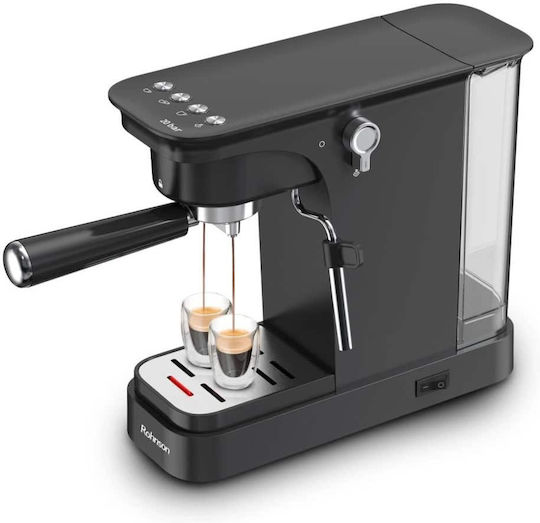 Rohnson Mașină de Espresso 1400W Presiune 20bar Neagră R-98026