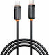 XO Cablu USB 2.0 USB-C Masculin - USB-C 60W PD Negru 1m 16.005.0405