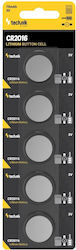 Technik Uhrenbatterien Lithium CR2016 3V 5er Pack Technik Uhrenbatterien Lithium CR2016 3V 5er Pack