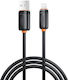 XO USB-A to Lightning Cable Black 1m