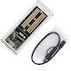 External Case for Hard Drive M.2 PCI Express / SATA III with Connection SATA / USB 3.1 Transparent