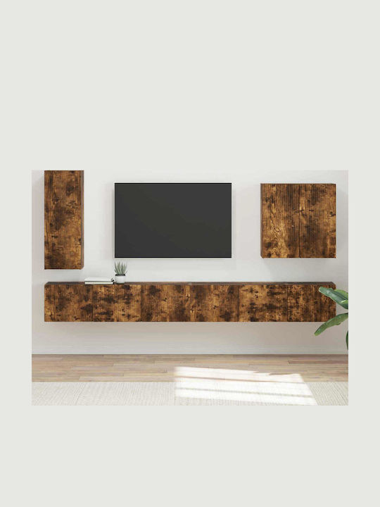 Living Room TV Unit Smoked Oak L78.5xW30xH29.5cm
