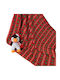 Viopros Blanket Nursery Swaddling Blankets Red with Animal 75x90cm 2pcs
