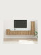 Living Room TV Unit Artisan Oak L30xW31xH100cm