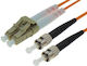 Fiber Optic Cable LC-ST 1m Orange 2pcs