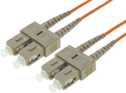 Cablu de fibră optică SC-SC 5m Portocaliu 2buc