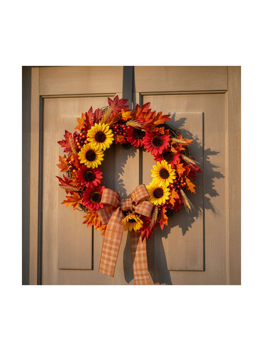 Decorațiune De Toamnă – Floarea Soarelui – 3 Culori – Set 4 Bucăți
