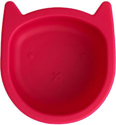 Zingies Bol pentru copii Miob din silicon Burgundy
