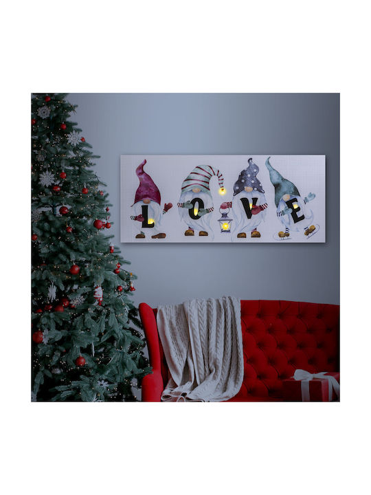 LED Gemälde Liebe Hänger 2 Aa Batterien 30 x 70 cm 58477