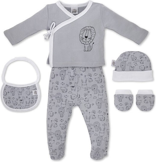 Interbaby Σετ Ρούχων Νεογέννητου για Αγόρι για 0-6 μηνών 5τμχ