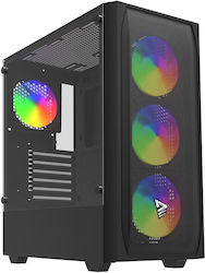 Savio Noctis Flow RGB Gaming Midi Tower με Πλαϊνό Παράθυρο