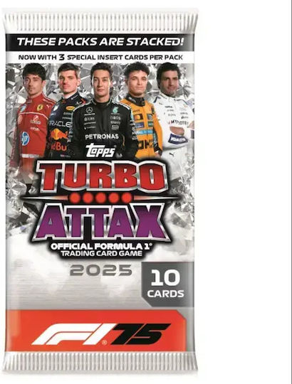 Topps 2025 Turbo Attax Formula 1 Booster Pack