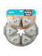 Bewello Backform Törtchen/Muffins Silikon 28x25.7x4.5cm 1cm