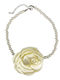 Awear Necklace from Steel with Pearls
