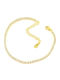 Forever Collectibles Women's Bracelet Riviera made of Silver Gold Plated with Zircon