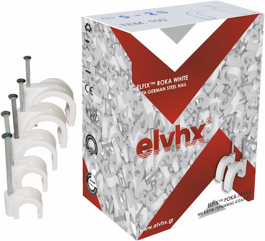 Elvhx Wire Clips Cable Number 15/35 Pack of 100 Pieces