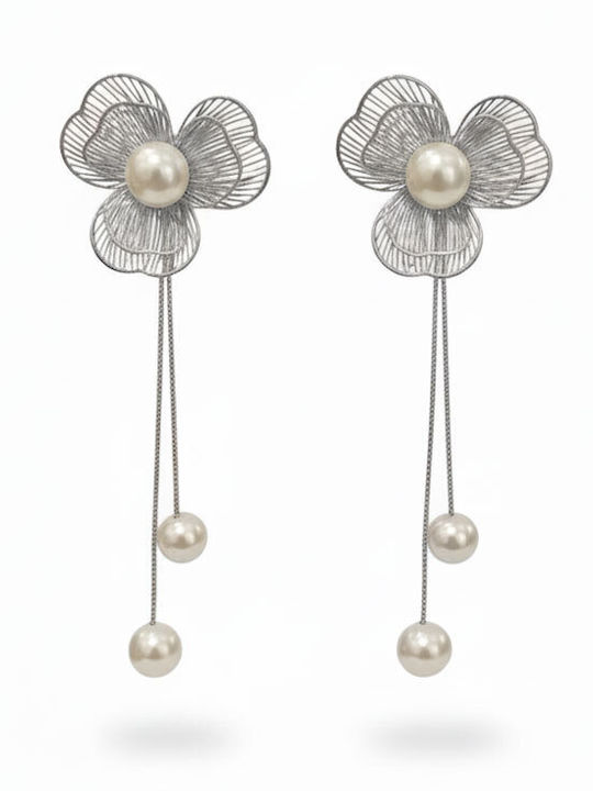 Awear Earrings made of Steel with Pearls