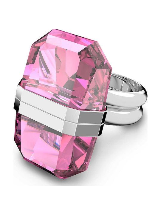 Swarovski Γυναικείο Δαχτυλίδι με Πέτρες από Ατσάλι