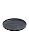 Espiel Round Porcelain Decorative Platter Gray 30.5x30.5x5cm NFU522