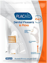 Plac Aid Waxed Dental Floss 24 Pieces Plac Aid Waxed Dental Floss 24 Pieces