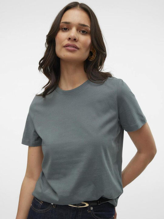 Vero Moda Γυναικείο T-shirt Πράσινο