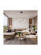 Powertech Adjustable Pendant Light Gold 53x53x120cm