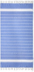 Strandtuch Baumwolle Blau