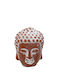 Espiel Decorative Buddhas made of Ceramic Buddha 12x12x16cm 4pcs