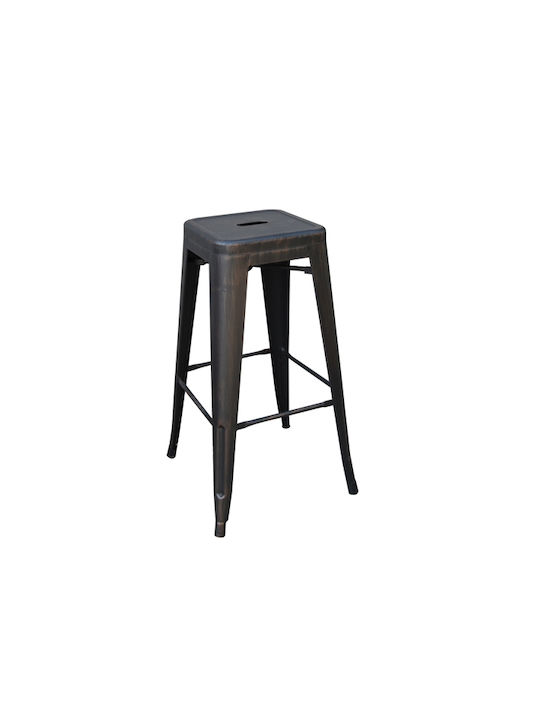 Stool for Bar Outdoor Relix Black 43x43x67cm