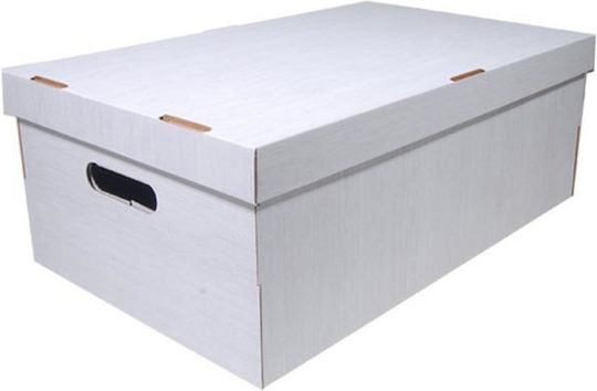 Next Hârtie Cutie de Arhivare cu Capac 50x31x19cm. Alb 1buc