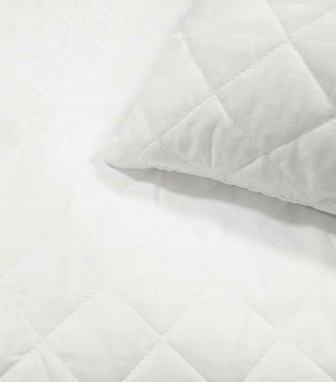 Blanc de Blanc Acoperire de Hotel Matlasat 120x200cm 1buc