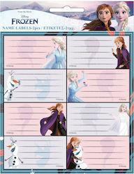 Gim Frozen Ετικέτες Τετραδίων 2τμχ