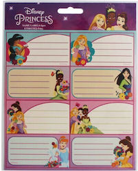 Gim Princess Notebook Labels 8 Pieces