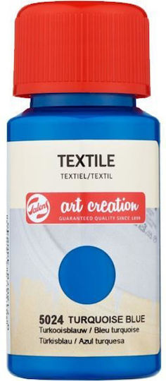 Royal Talens Art Creation Textile Liquid Craft Paint Turquoise for Fabric 5024 Blue 50ml 401450240