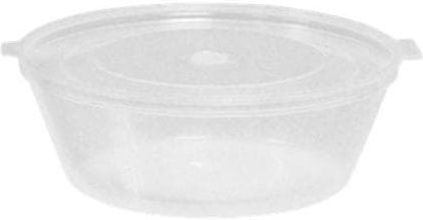 Ready Pungă de plastic de unică folosință PP cu Capac Integrat și Capacitate 180ml Transparent SPP-180ML/100
